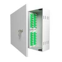 Шкаф кроссовый оптический настенный ШКОН, 32 SM, укомплектованный 64 LC/UPC