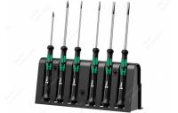 WE-118152	2035/6 B Kraftform Micro Набор отвёрток прецизионных + подставка, 6 пр., PH 0x60/1x80, SL 0.40x2.5x80/0.50x3.0x80/0.60x3.5x80/0.80x4.0x80