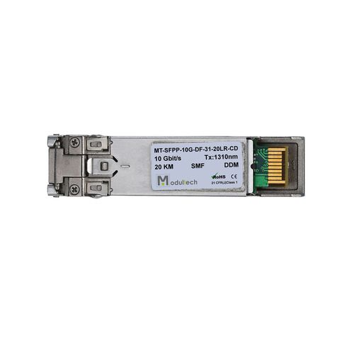Модуль SFP+ 10 Гбит/с, 20 км, 1310 нм, SMF, LC