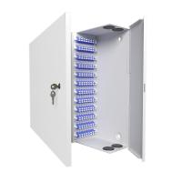 Шкаф кроссовый оптический настенный ШКОН, 96, SM, укомплектованный 192 LC/UPC