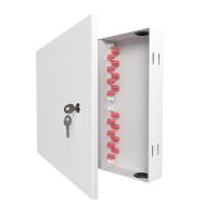 Шкаф кроссовый оптический настенный ШКОН, 16, SM, укомплектованный 16 ST/UPC