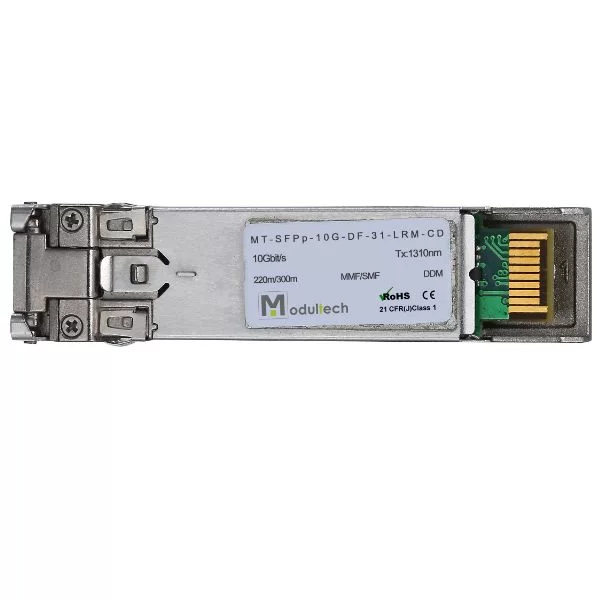 Модуль SFP+ 10 Гбит/с, 0,3 км, 1310 нм, SMF/MMF, LC