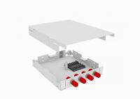 Шкаф кроссовый оптический настенный ШКОН микро, 4 SM, укомплектованный 4 FC/UPC