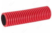 PR15.0235 Труба гофрированная двустенная ПНД гибкая тип 450 (SN18) с/з красная д63 (20м/уп) Промрукав
