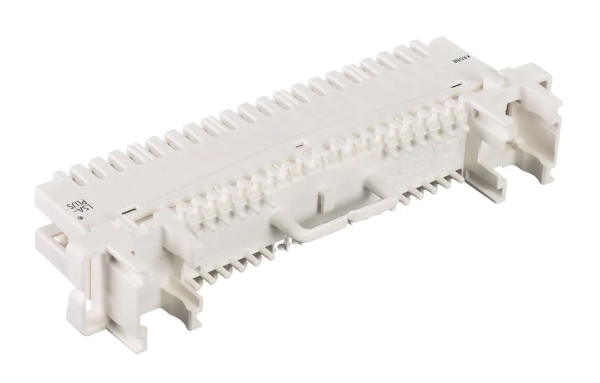 2012 LT 121-06 Плинт LSA-PROFIL 2/10 LT с размыкаемыми контактами, маркировка 0..9