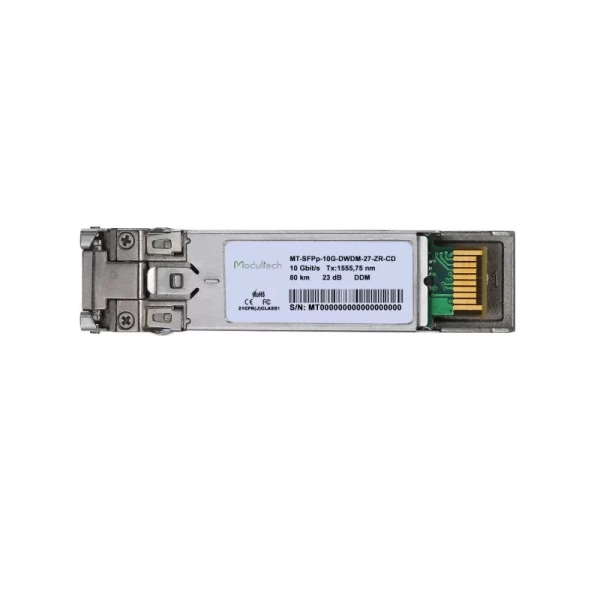 Модуль SFP+ DWDM 10 Гбит/с, 80 км, 27 CH, 1555,75 нм, SMF, LC