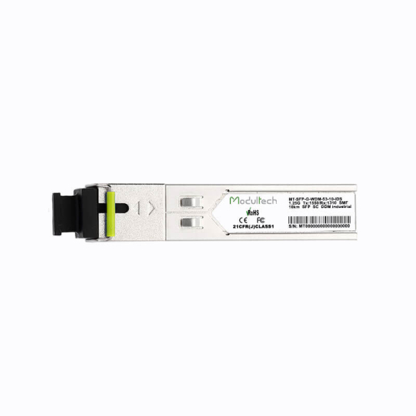 Industrial SFP WDM 1,25 Гбит/с, 10 км, 1550/1310 нм, SMF, SC