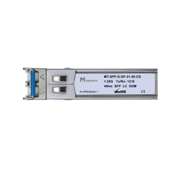 Модуль SFP 1,25 Гбит/с, 40 км, 1310 нм, SMF, LC