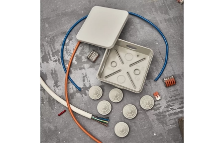 28-3056 Коробка распаечная ОУ 100x100x50 мм, IP55 REXANT