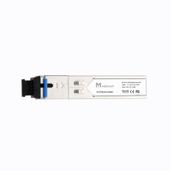 Модуль SFP WDM 155 Мбит/с, 20 км, 1310/1550  нм, SMF, SC