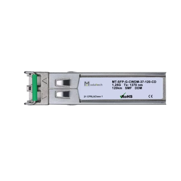 Модуль SFP CWDM 1,25 Гбит/с, 120 км, 1370 нм, SMF, LC