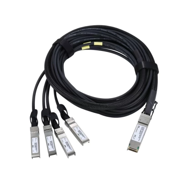 DAC кабель QSFP28 – 4xSFP28, 4×25 Гбит/с, 4 м, Passive