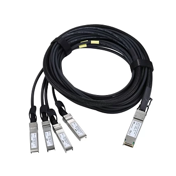 DAC кабель QSFP+ – 4xSFP+, 4×10 Гбит/с, 5 м, Passive