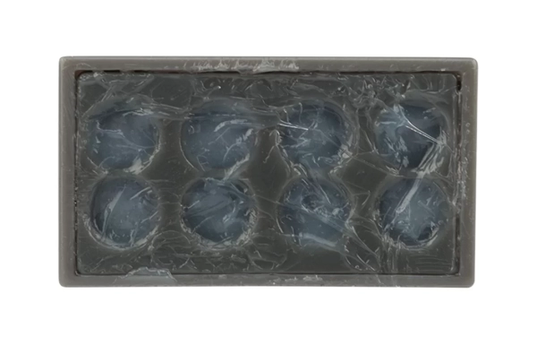 07-3080 Экспресс-клемма с пастой, 8-проводная до 2,5 мм?, серая (50 шт./уп.) (773-308) REXANT