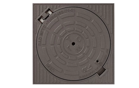 Люк квадратный МГТС ВЧШГ тип Т "С-250" (ГТС) 2.7.8-60 (ОУЭ-КВ-В125-С250)