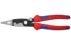 KN-1392200	Клещи электромонтажные, 6-в-1, 200 мм, защёлка-"собачка", фосфатированные, 2-комп ручки