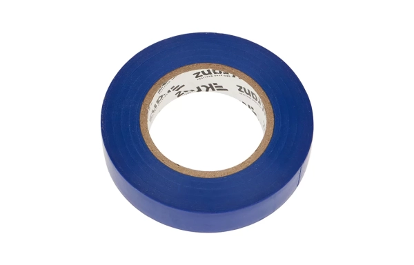 KR-09-2105 Изолента ПВХ KRANZ 15 мм х 25 м, синяя, упаковка 5 роликов