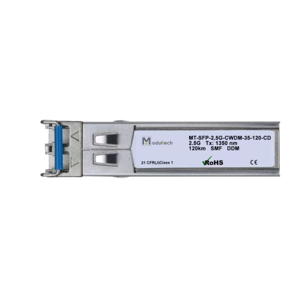 Модуль SFP CWDM 2.5 Гбит/с, 120 км, 1350 нм, SMF, LC