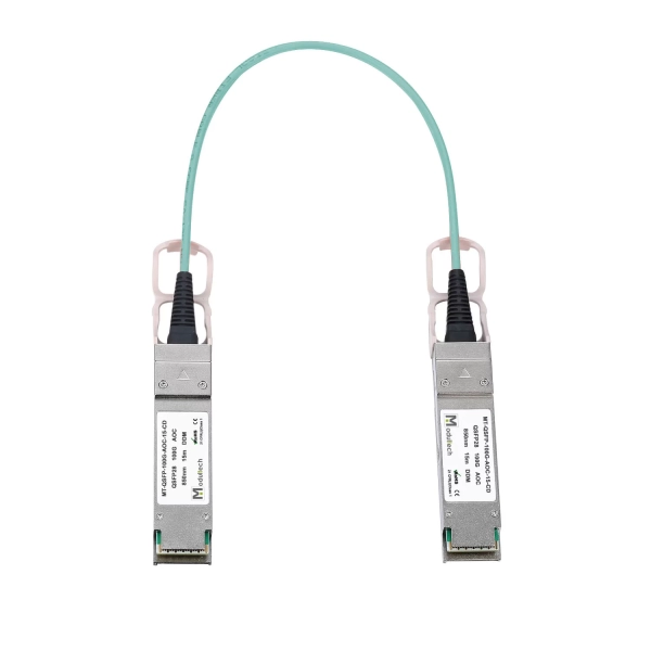 AOC кабель QSFP28, 100 Гбит/с, 15 м