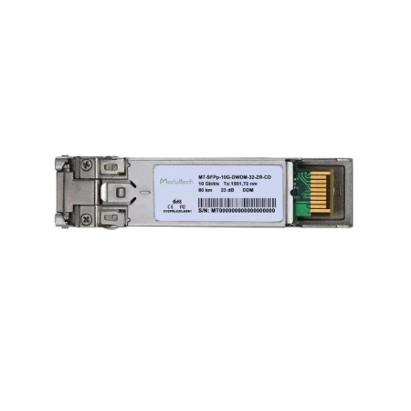Модуль SFP+ DWDM 10 Гбит/с, 80 км, 32 CH, 1551,72 нм, SMF, LC
