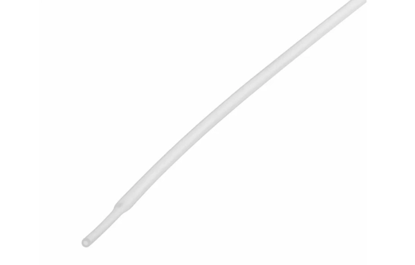 20-1001 Термоусадочная трубка REXANT 1,0/0,5 мм, белая, упаковка 50 шт. по 1 м
