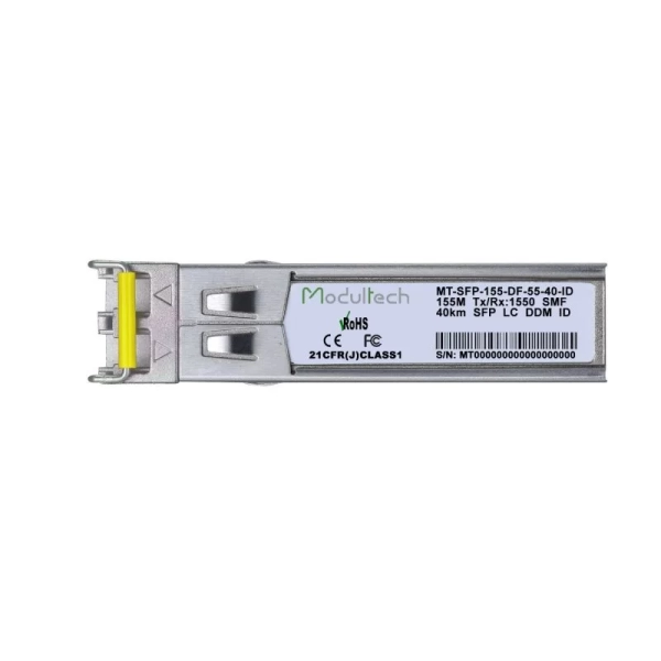 Industrial SFP 155 Мбит/с, 40 км, 1550 нм, SMF, LC