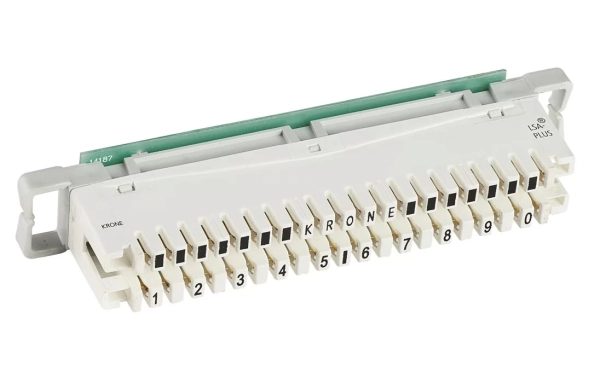 7004 2 001-01 Плинт 2/10 LSA-PLUS, дополнительная винтовая клемма, размыкаемые контакты