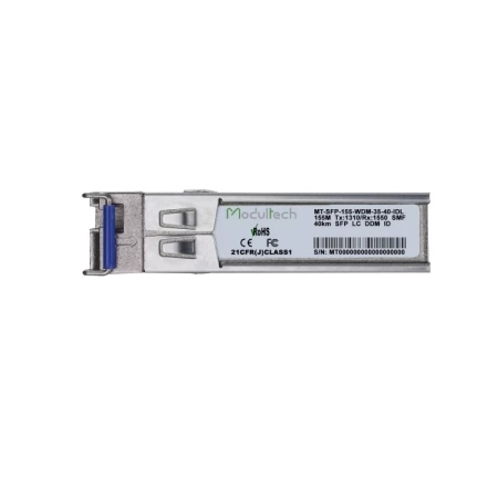Industrial SFP WDM 155 Мбит/с, 40 км, 1310/1550 нм, SMF, LC