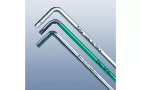 WE-022087	950/9 PKL Hex-Plus 1 Набор Г-образных ключей, хром, с шаром, 9 пр., 1.5/2/2.5/3/4/5/6/8/10 мм