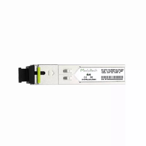 Industrial SFP WDM 155 Мбит/с, 120 км, 1550/1490 нм, SMF, SC