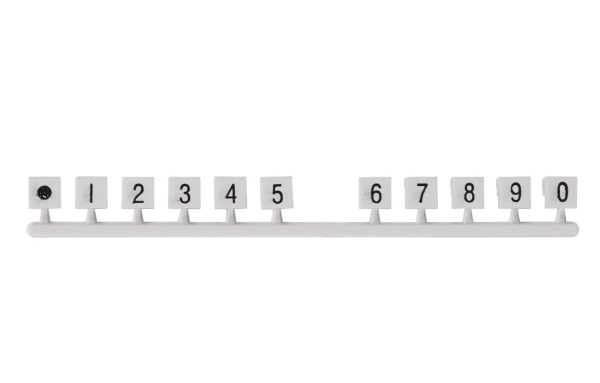 Маркировочная вставка 1...0 для плинтов ПВТ