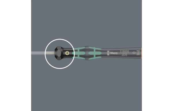 WE-118152	2035/6 B Kraftform Micro Набор отвёрток прецизионных + подставка, 6 пр., PH 0x60/1x80, SL 0.40x2.5x80/0.50x3.0x80/0.60x3.5x80/0.80x4.0x80