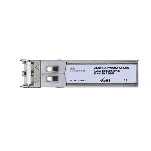 Модуль SFP DWDM 1,25 Гбит/с, 80 км, 22 CH, 1559,79 нм, SMF, LC