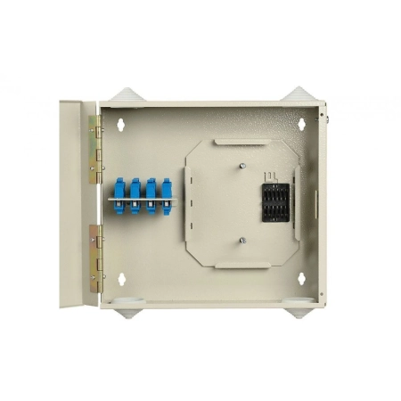 Шкаф кроссовый оптический настенный ШКОН, 8, MM, укомплектованный 8 SC/PC