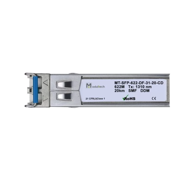 Модуль SFP 622 Мбит/с, 20 км, 1310 нм, SMF, LC
