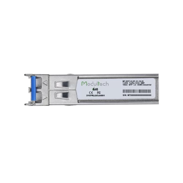 Industrial SFP 1,25 Гбит/с, 10 км, 1310 нм, SMF, LC