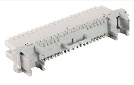 Плинт универсальный ПВТ-10Р-5е, 10 пар размыкаемые контакты 0...9