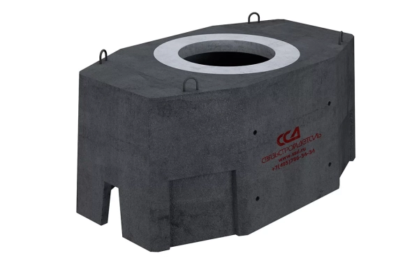 Колодец ККСр-3-80 ГЕК-ССД (В20) в битумно-латексной гидроизоляции