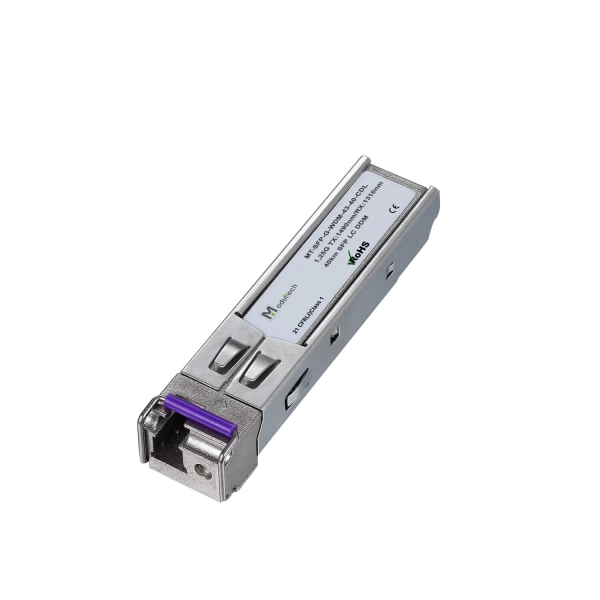 Модуль SFP WDM, 1,25 Гбит/с, 40 км, 1490/1310 нм, SMF, LC